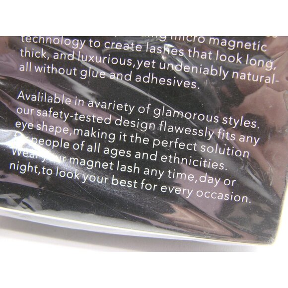 NEW Professional Magnetic Eye Lashes Style L02 No Glue Needed Natural New in Pkg - Picture 8 of 9